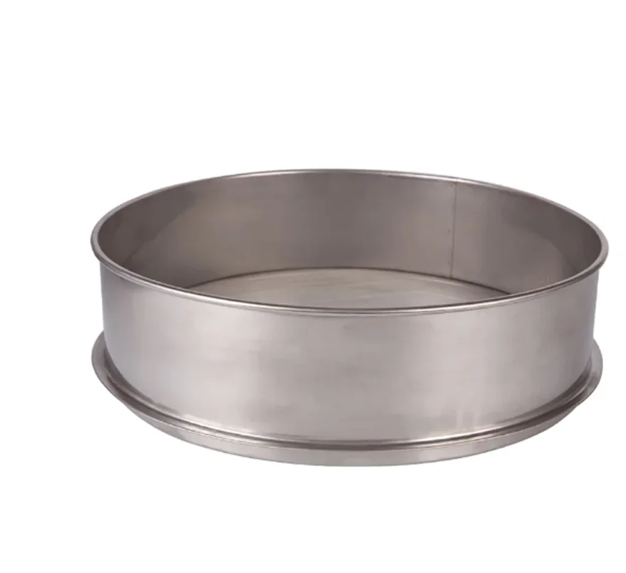 

Diameter 30CM Height 10CM 304 Stainless Steel Sieve For Electric Vibrating Machine Optional Mesh