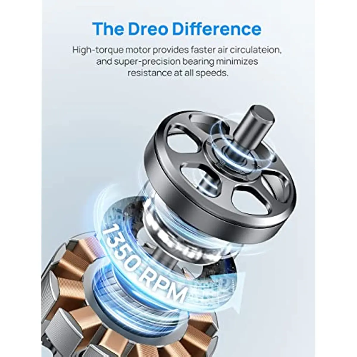 Dreo Tower Fan 42 Inch, Cruiser Pro T1 Quiet Oscillating Bladeless Fan with  Remote, 6 Speeds, 4 Modes - AliExpress