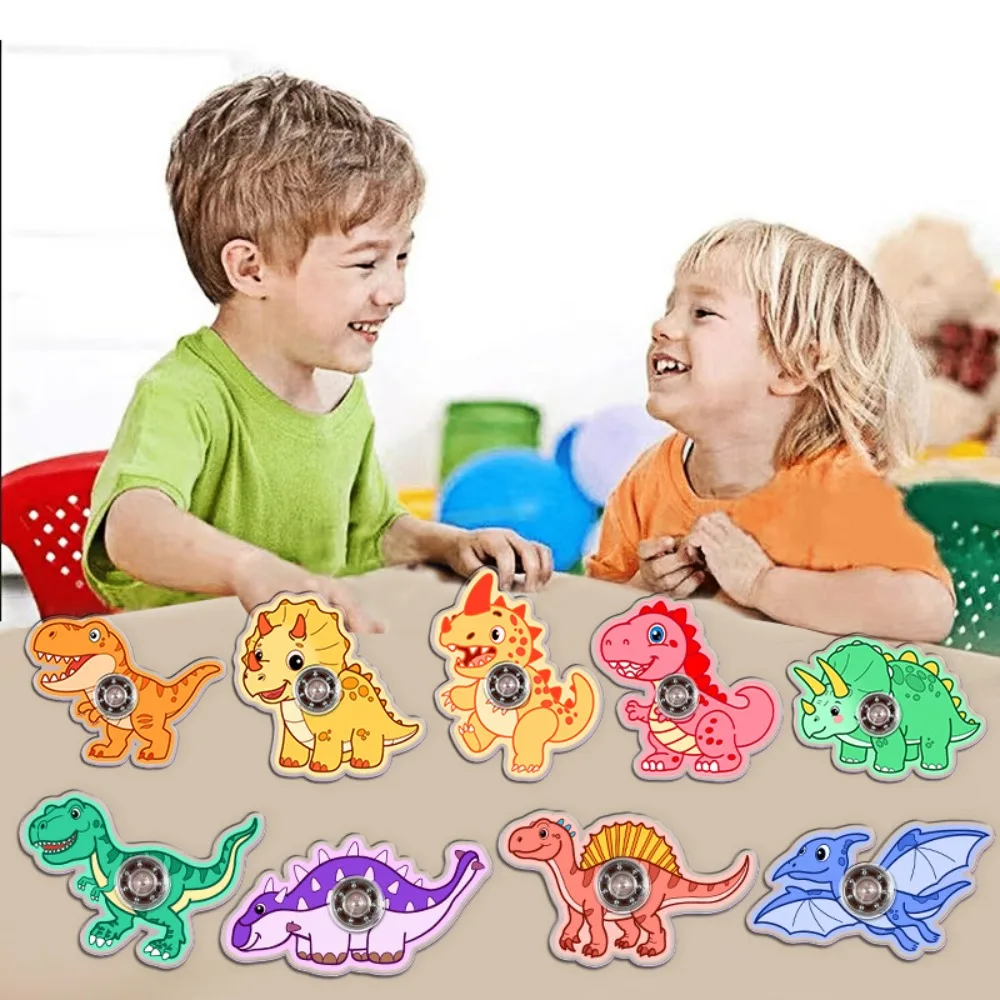 12/24 Stück Lustige Acryl-Cartoon-Dinosaurier-Themen-Fidget-Spinner für Geburtstag, Dinosaurier-Karneval, Party, Schule, Kindergarten, Geschenk, Preis – Detail 8