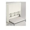 Rollover invisible bed wall small apartment study wardrobe integrated folding wall multi-functional hidden 5 Rollover invisible bed wall small apartment study wardrobe integrated folding wall multi-functional hidden 5
