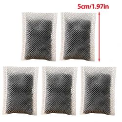 Odor Absorbing Charcoal Deodorizer Refill Bags - Reusable & Sun - Rejuvenating Freshener - 5PCS (Activated Charcoal)