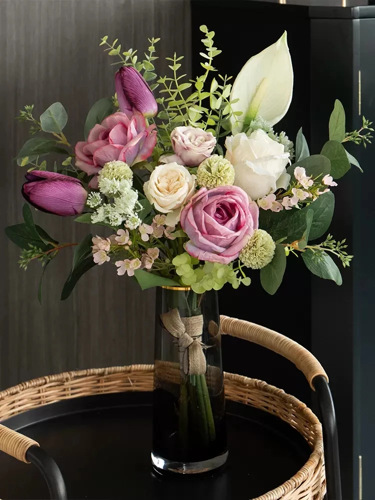 

Light luxury bouquet simulation flower living room table decoration