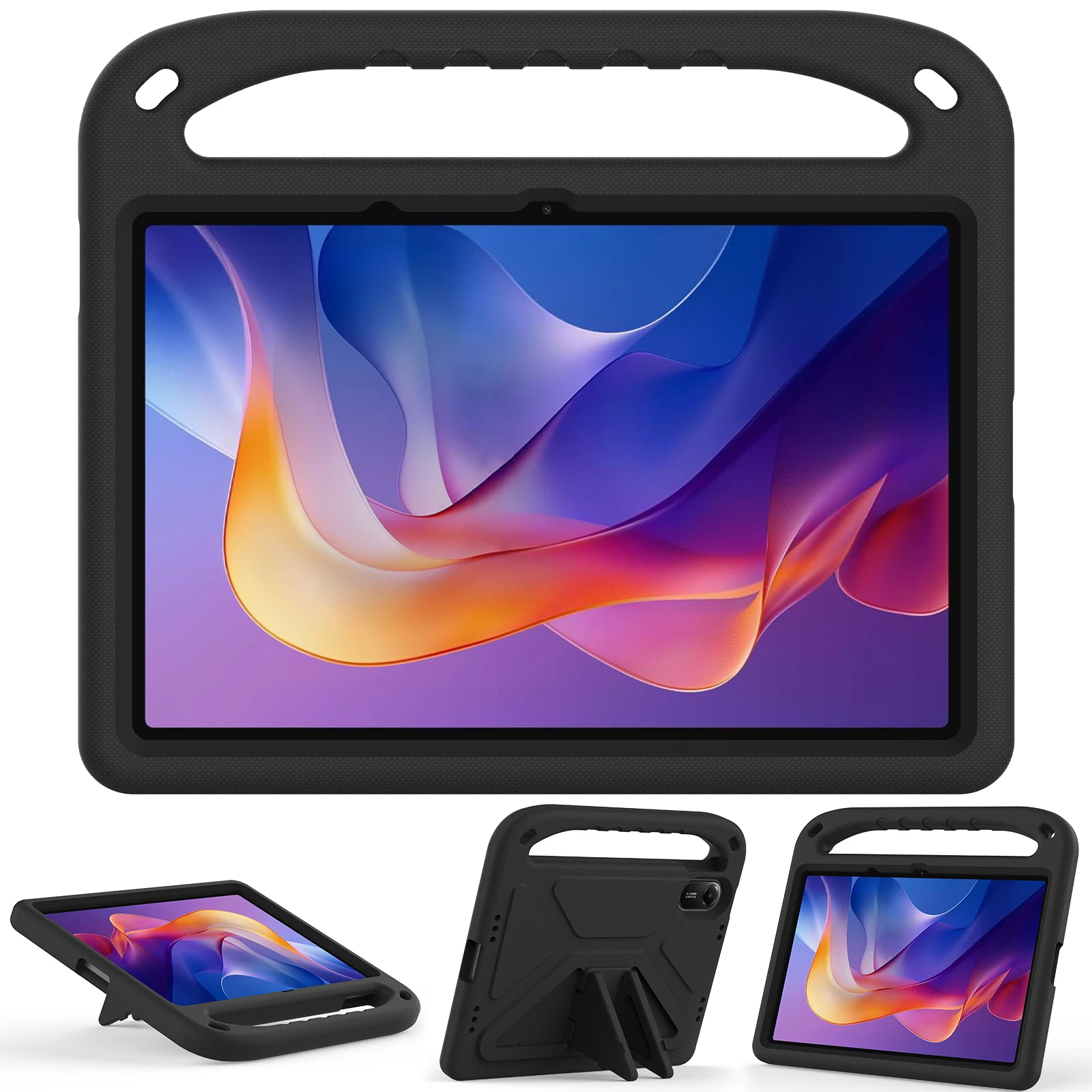 Children's Shockproof EVA Tablet Case with Kickstand and Handle, 11-Inch