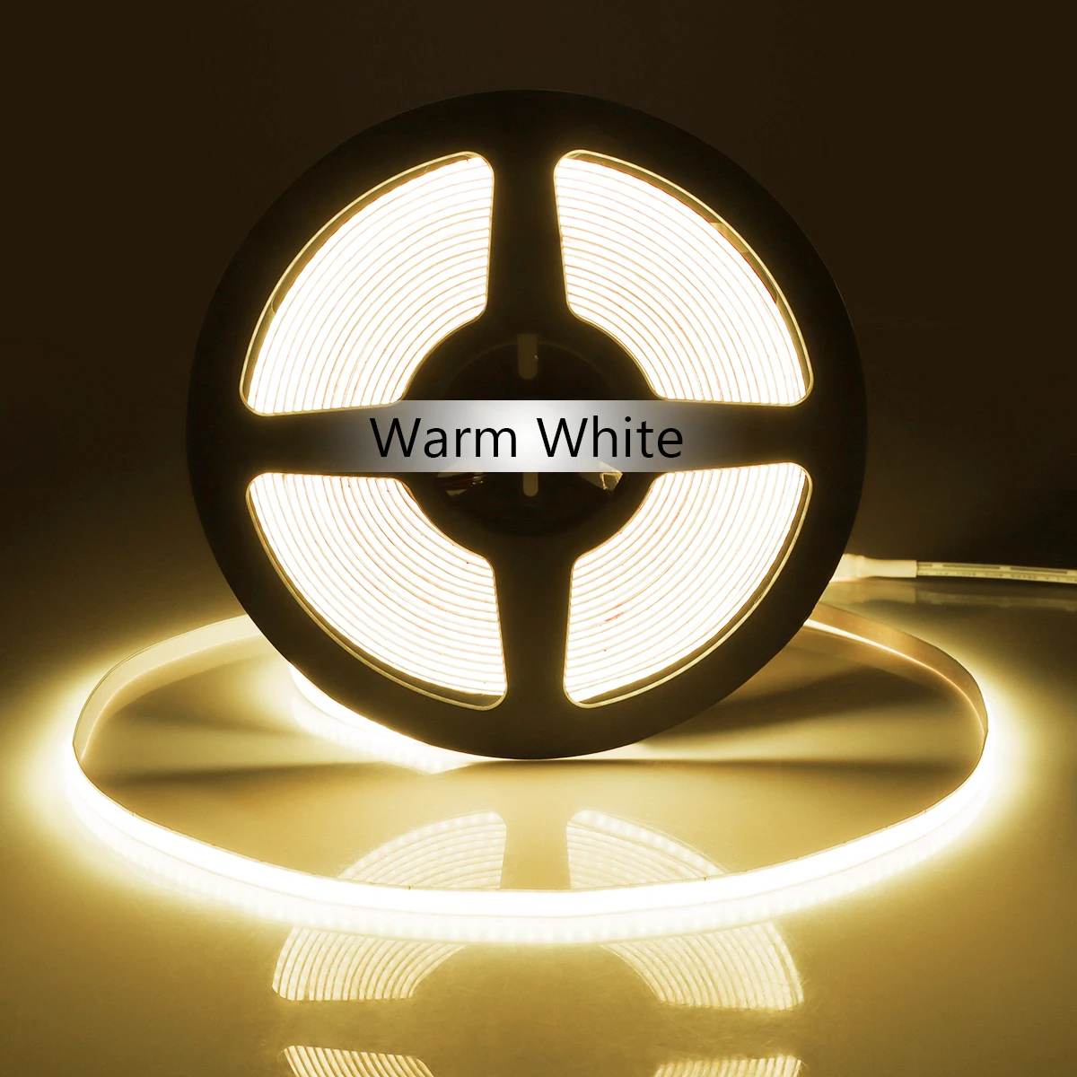 High Brightness Flexible COB LED Strip Light - Dimmable Linear Decorative Lighting