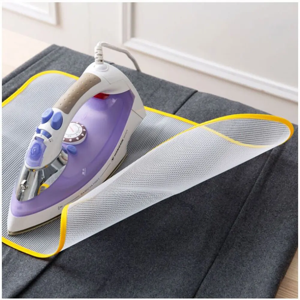 Mesh Ironing Board Mat Cloth Protective Heat Insulation Press Pad for Guard Ironing Delicate Garment Clothes Iron Protect Cover