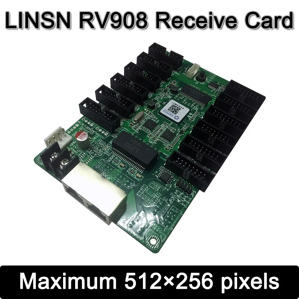 

LINSN RV908M32 Full color LED display LED receive card,P2,P2.5,P3,P4,P5,P6,P8,P10 video wall LINSN RV908 receive card