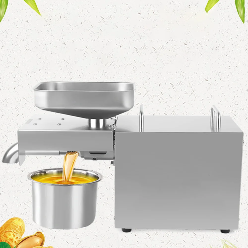Household Oil Press Machine Intelligent Stainless Steel Peanut Oil Presser Kitchen AppliancesOil Processing Equipment New
