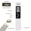 3in1 Water Quality Detection Pen Household Drinking Water Purity EC Meter High Accuracy TDS Meter 0-9990ppm Digital Water Tester 4