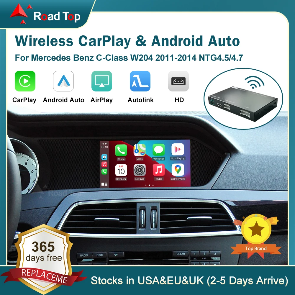 carlinkit carplay メルセデスベンツ　ワイヤレス CarlinKit 5 &4.0 ワイヤレス Android 自動 CarPlay アダプター
