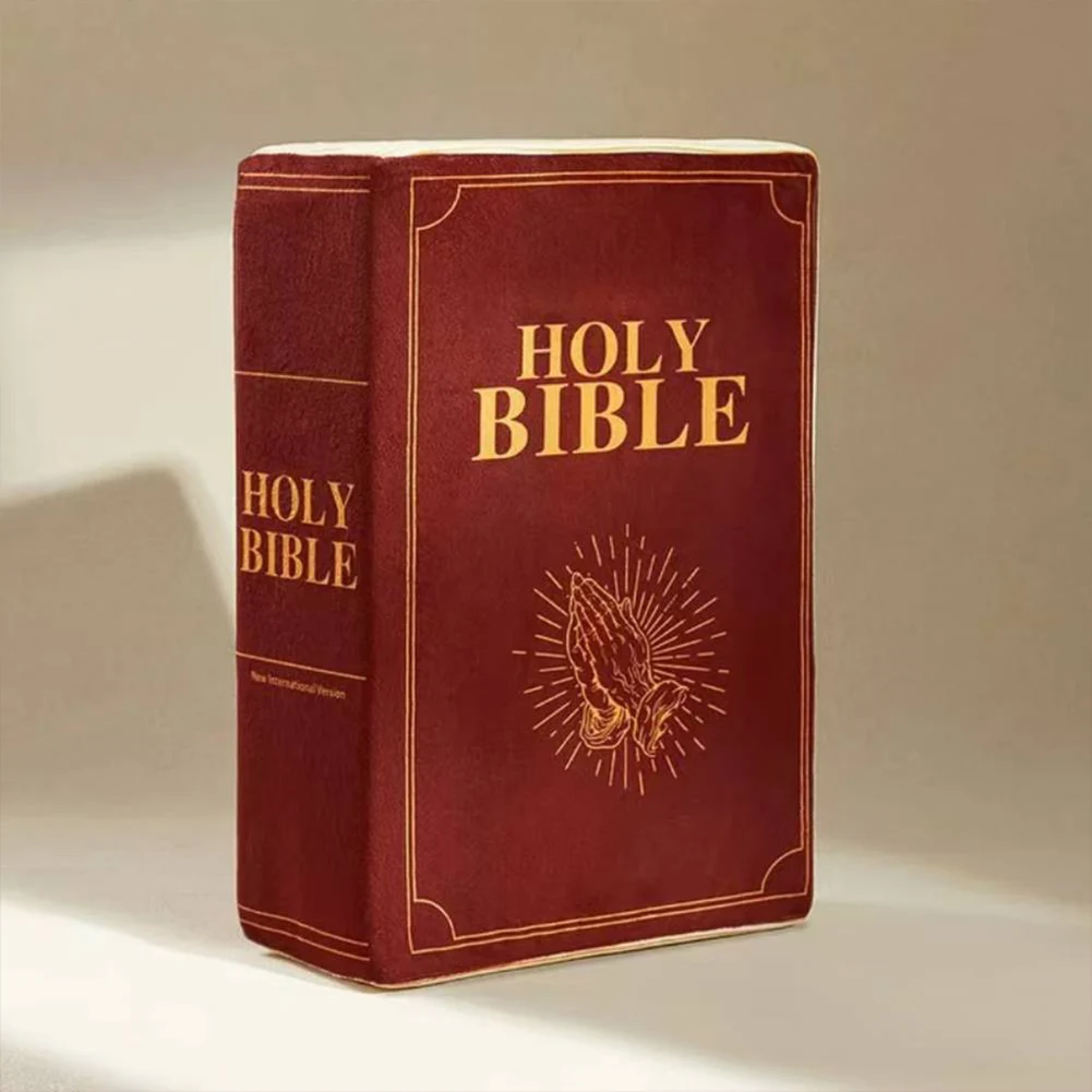 Bible Pillow Book Plush That Opens Holy Bible Pillow Plush for Kids Adults Christian Gifts 3