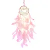 Handmade Indian Dream Catcher Hanging with Rattan Bead Feathers Wall Car Decoration Ornament Dreamcatcher Children living Room 2