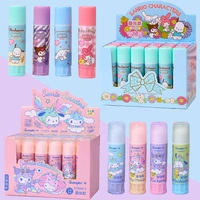 4/24pcs Sanrio Solid Glue Melody Kuromi Cinamonroll Super Strong Adhesives Glue Stick Student Office Stationery School Supplies 1