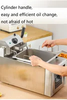 Automatic Lifting Fryer  Commercial Intelligent Lifting Fryer Fried Chicken Machine Large-capacity Auto Electric Frying Pan 2