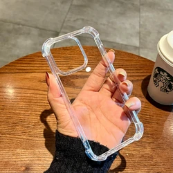 Ultra - Clear Shockproof TPU Phone Case - Soft and Transparent Protective Cover for iPhone 12 Pro (Clear)