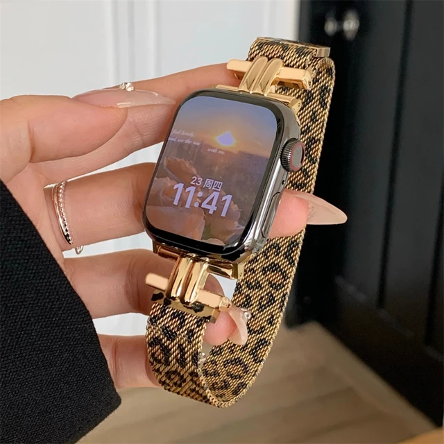 LV Apple Watch Band Series 8/7/6 SE Ultra 49mm/45mm/44mm Luxury Vuitton