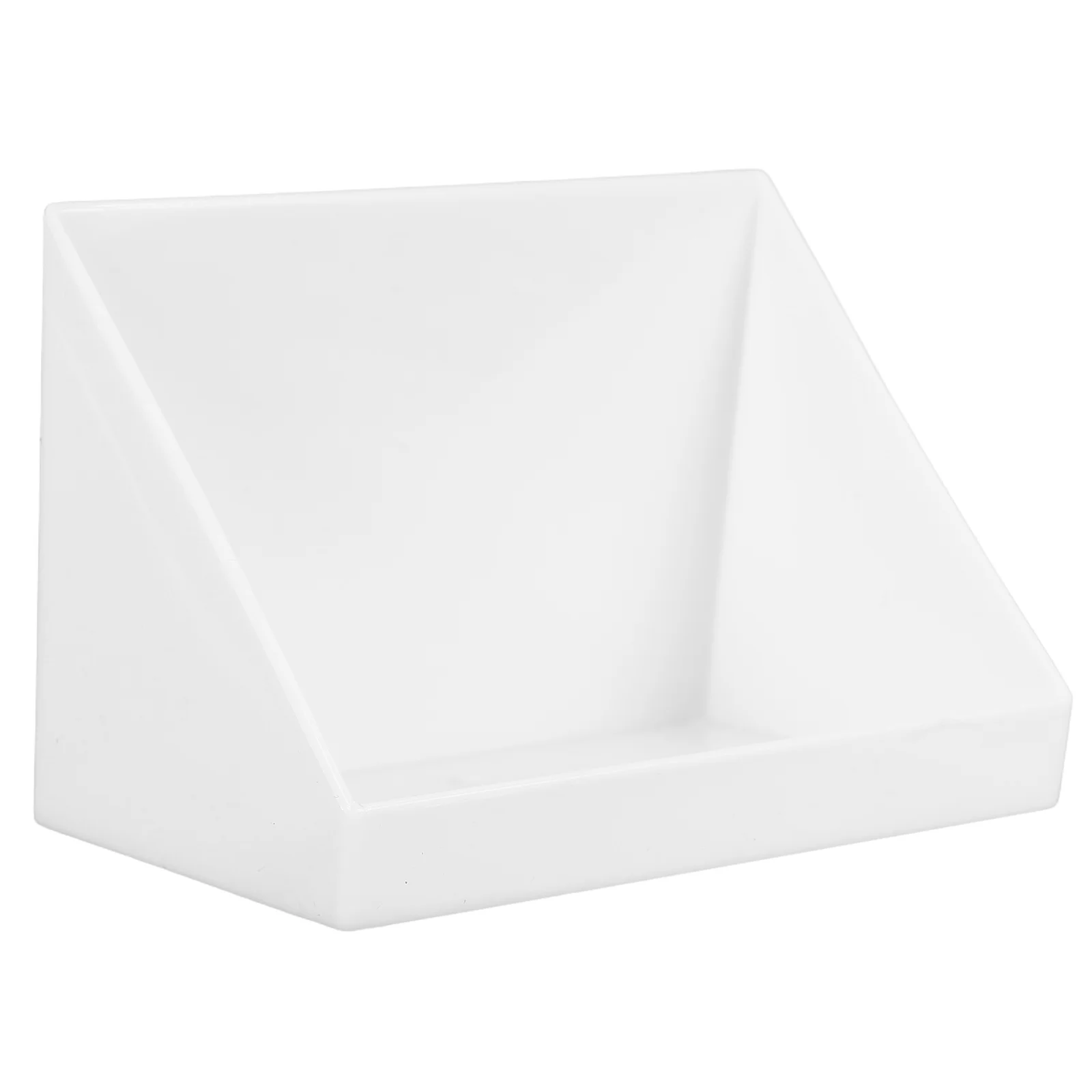 Shelves Storage Box Floating for Office Bathroom Adhesive Foldable Desktop Holder White Container Non-drilling Shelf