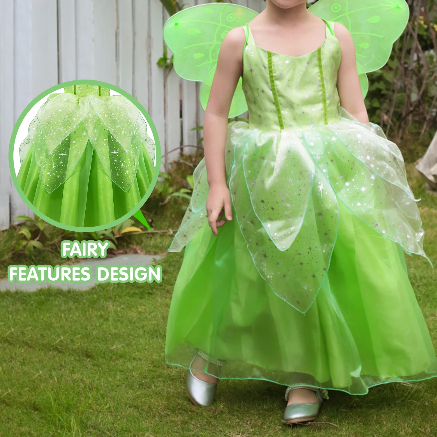 Amazon.com: Summer Green Flower Fairy Girls Sling with Big Flowers Fashion  Puffy Mesh Gown Dress New Born Boy (Green, 18-24 Months) : Clothing, Shoes  & Jewelry