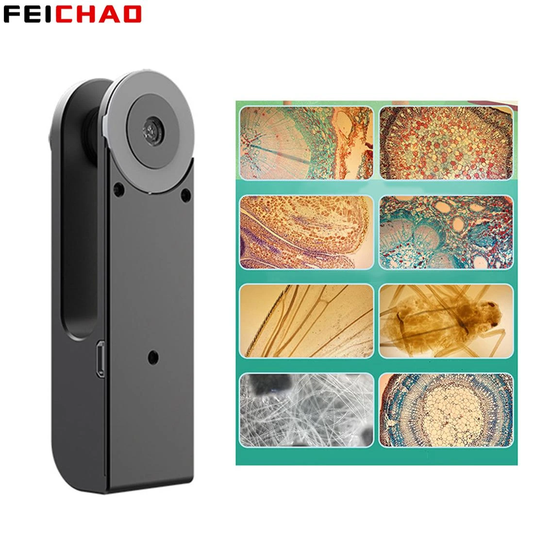 400X Microscope for iPhone Android Phone Lens Monocular Mobile Camera