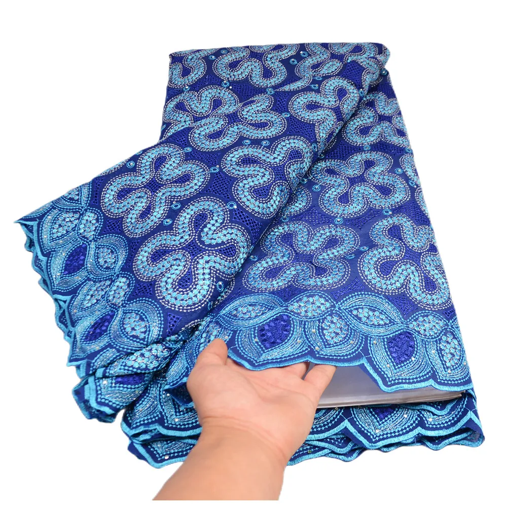 

Pretty Nigerian Cotton Lace Fabrics High Quality Swiss Voile Lace Fabric Embroidered African Dry Lace Dubai Fabric 5Yards j25-5