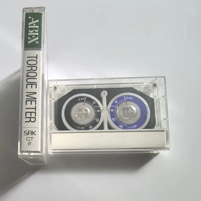 Cassette Torque Meter Test Tape ABEX CT-F outer wheel to test static torque in fast-forward and fast-backward states
