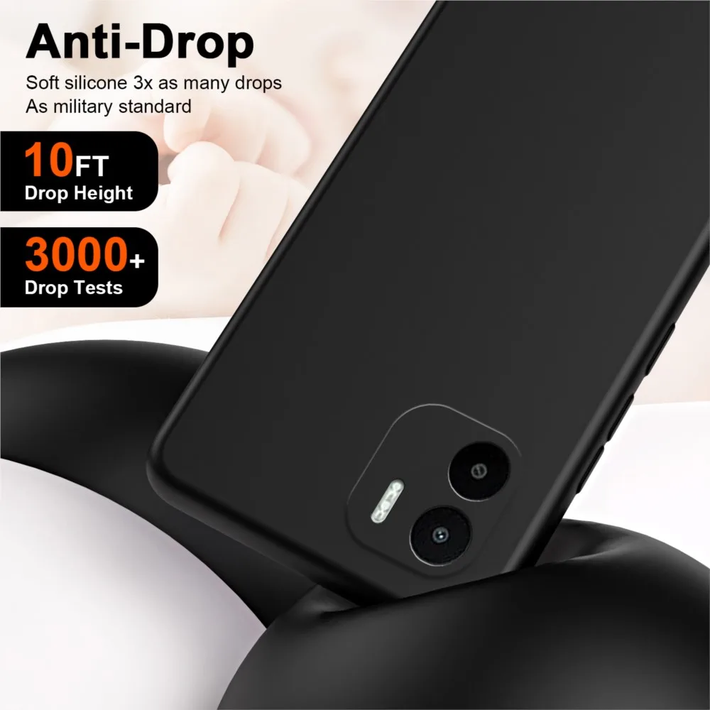 Premium Liquid Silicone Phone Case with Enhanced Camera Protection