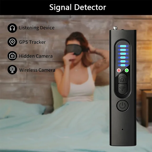 MINI T15 Multifunction Camera Detector GSM Audio Error Finder Car GPS Signal RF Tracker Detect Wireless Cam Lens Device Finder 2