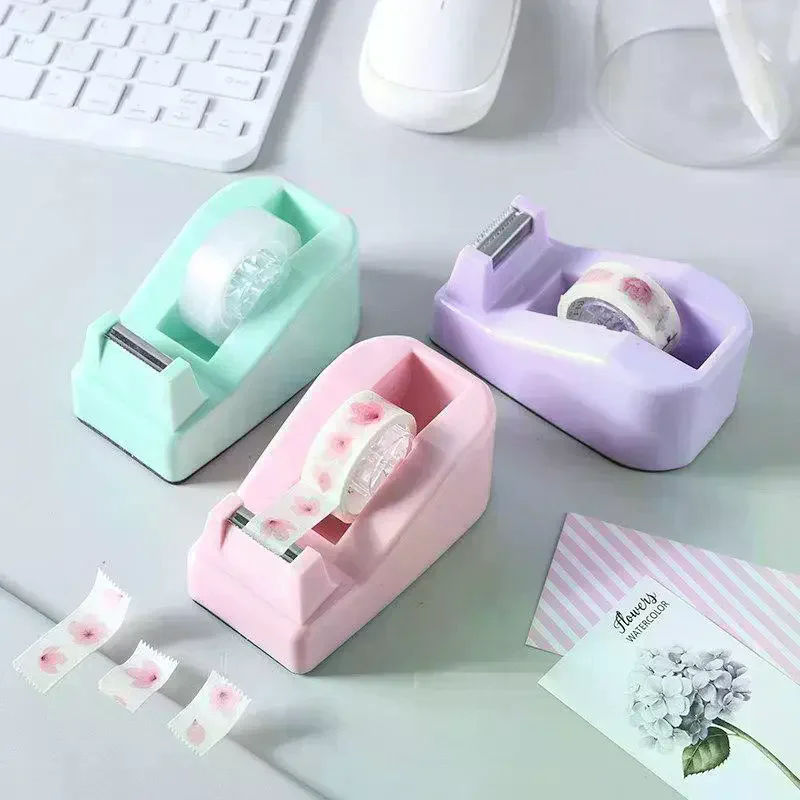 Large Stationery Tape Cutter with Table Base for Office and Packaging Supplies