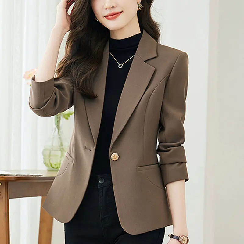 2024 Spring Autumn Western Style Suit Jacket Women's New