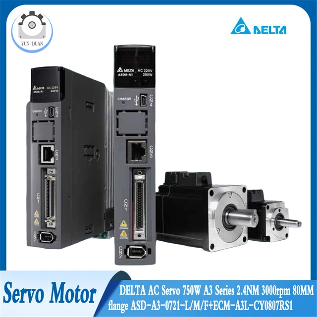 Original Asd-a3 Series 400w Ac Servo Motor Drive Kits Asd-a3-0421