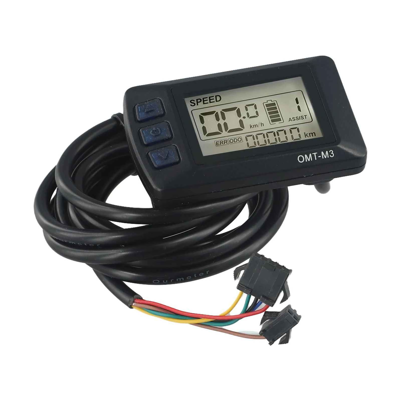 36V 48V Ebike LCD Display Panel für Elektrofahrrad Roller OMT für M3 mit Echtzeit-Batterieanzeige und Datenverfolgung – Detail 5