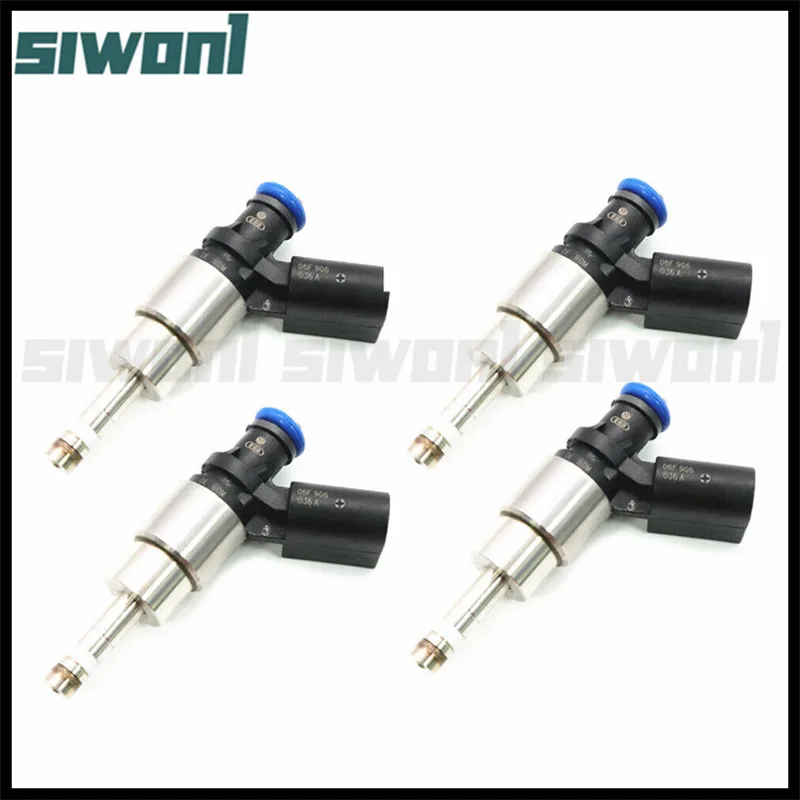 

4pcs High Fuel Injector For Audi A3 TT A4 Quattro For Volkswagen Golf GTI Passat EOS 2.0L I4 2005-2009 0261500020 06F906036A