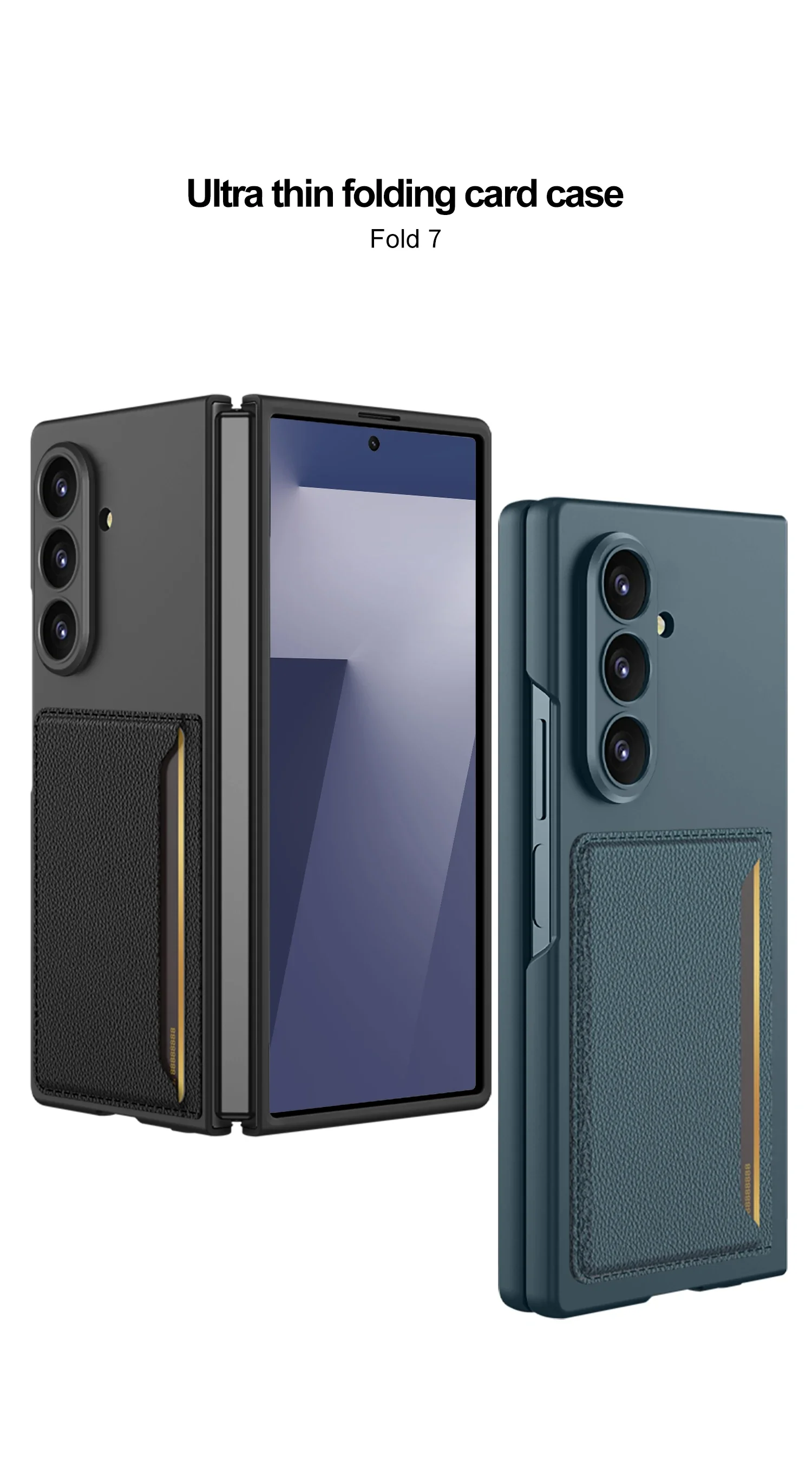 Samsung Galaxy Z Fold 7 Case with Slim Card Holder – The Z Fold Case