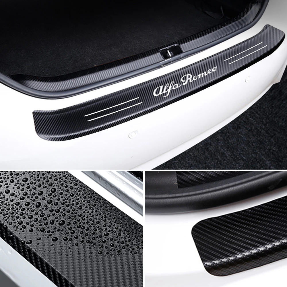 Alfa Romeo Carbon Instaplijst - Montage op de dorpel
