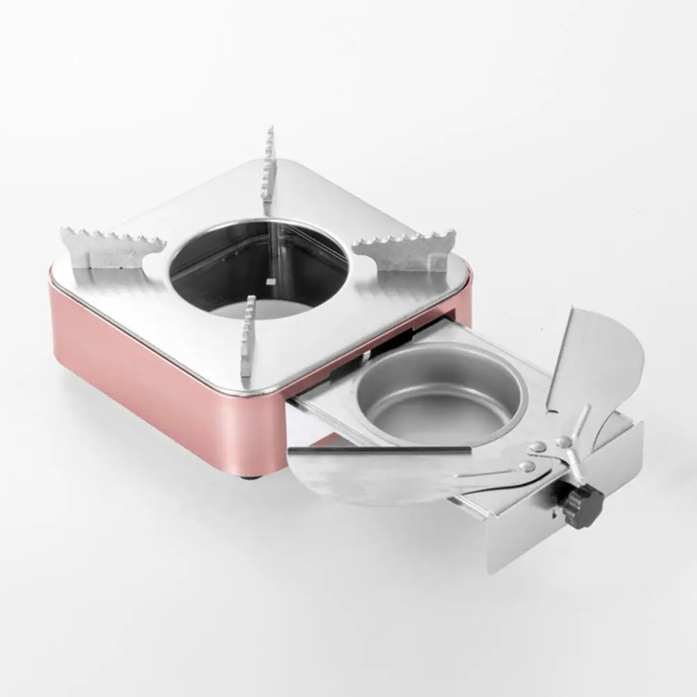 

Alcohol Stove Universal Heat-Resistant Ultra-light Camping Alcohol Stove with Push-pull Drawer Picnic Supplies