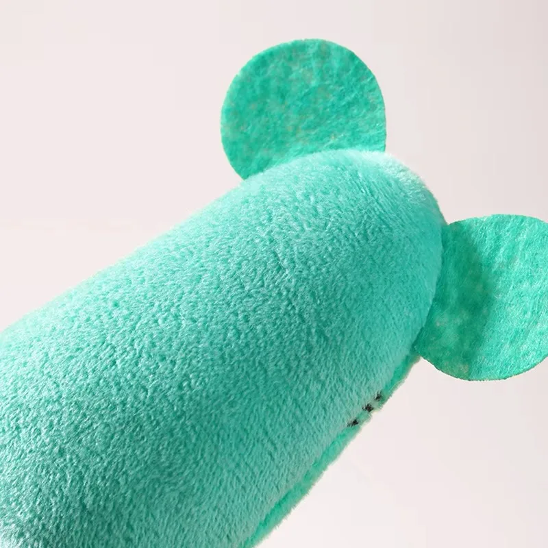 Tail doll plush cat toy — colorful detail
