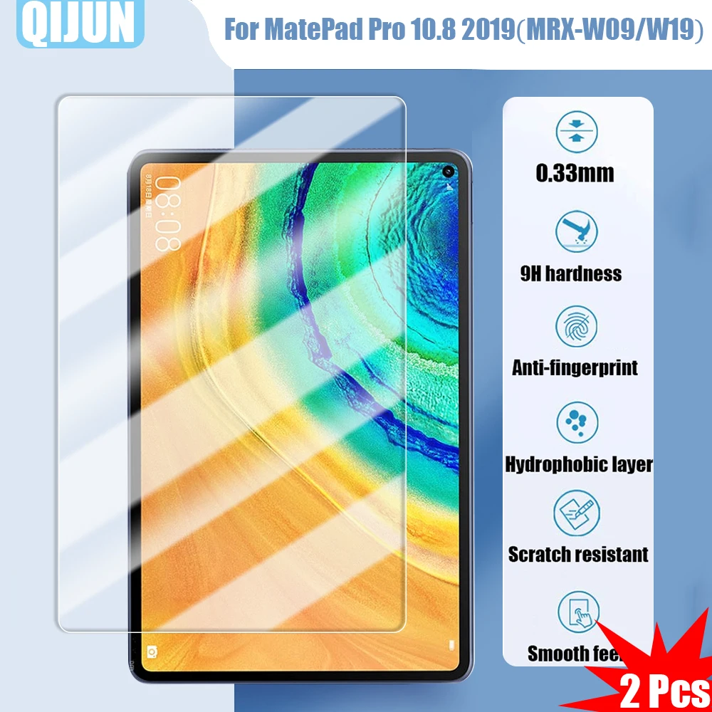 

Пленка из закаленного стекла для планшета Huawei MatePad Pro 10,8 дюйма 2019 дюйма, Взрывозащищенная и устойчивая к царапинам, для waterpro 2 шт., стандартная, AL09