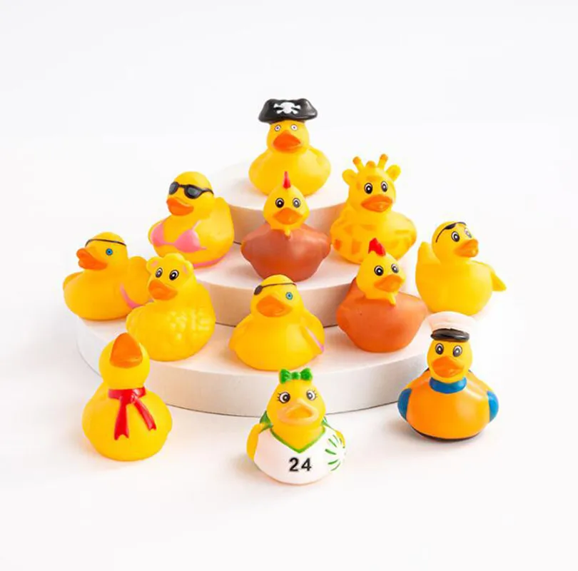 NEW Rubber Duck Kids And Toddler Toy Duck Baby Bath Toys Summer Beach Shower Game Toy Birthday Gift For Children 5