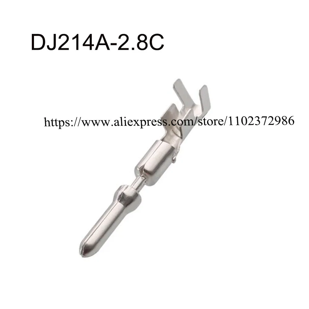 

1000PCS DJ214A-2.8C brass terminal Male female pin automotive connector Plugs socket