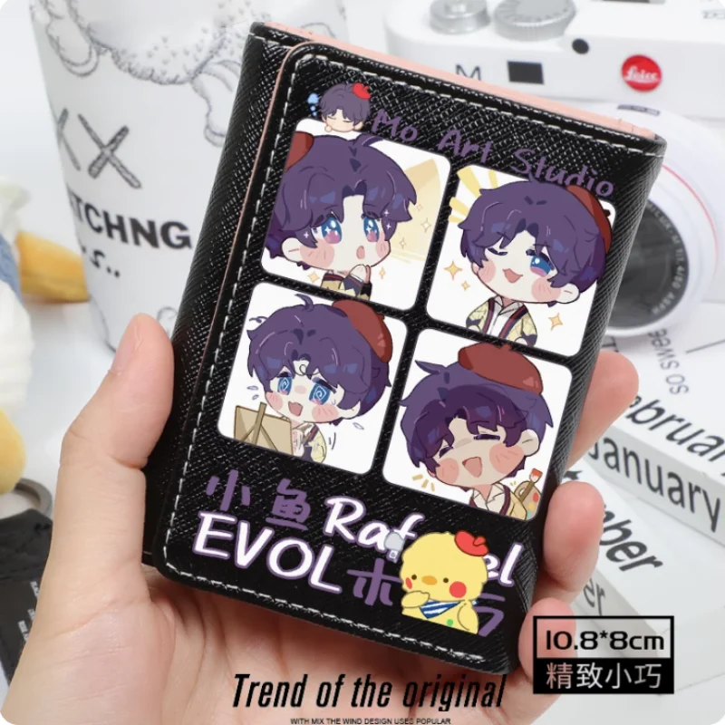 Anime Love and Deepspace Rafayel Fashion Wallet PU Purse Card Coin Hasp Money Bag Cosplay Gift B1273