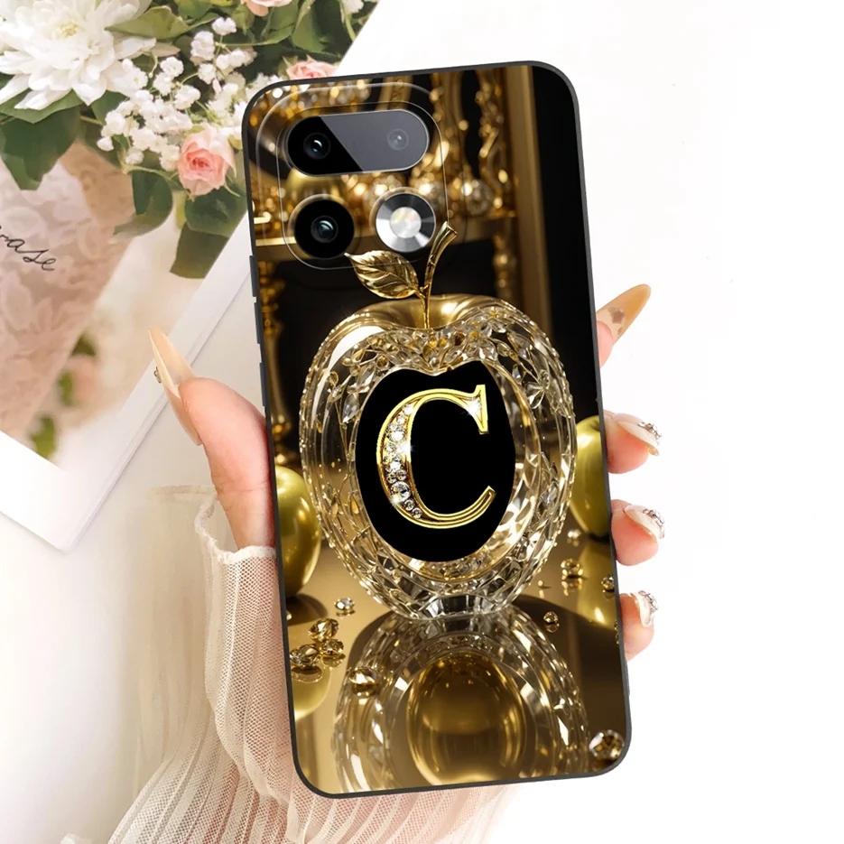 Stylish Soft Silicone Couple Letters Case