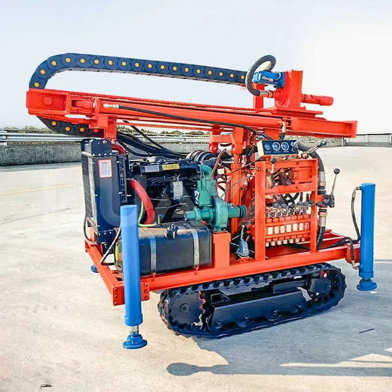150M Portable Deep Water Well Rig Machines Price Crawler Water Drilling Rig For Sale 4