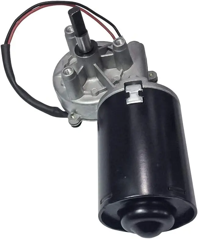 

Garage Door Motor 30 Watts 24V DC Right Angle Reversible Electric Gear Motor with D Shaft 50 RPM High Torque for DIY Engine