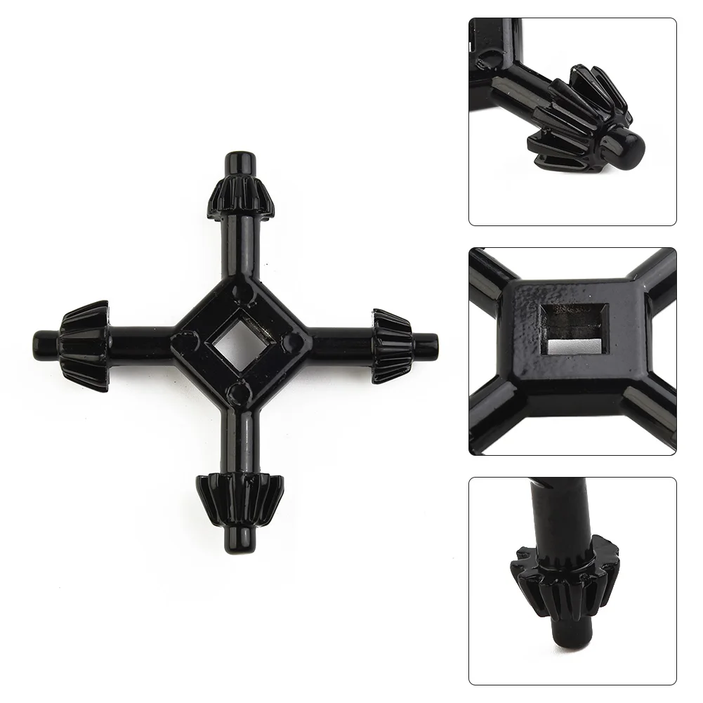 4 In 1 Multifunctional Electric Drill Key Mini Drill Chuck Keys Carbon Steel Drill Chuck Wrench Set Black For Drill Presses 3/8"