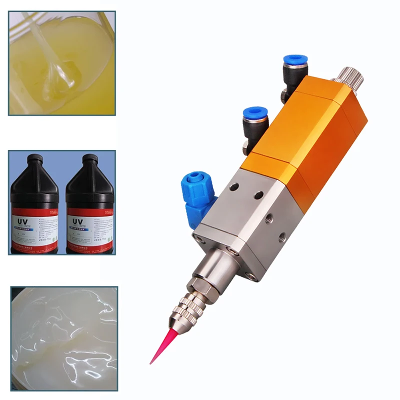 

Пневматический УФ-Дозирующий клапан, точная дозирующая машина, противокапельный силиконовый клапан, отсос обратно, эпоксидный силиконовый клей