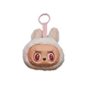 Cute Labubu Model Bag Keychain Collection Deco Plush Pendant Monsters Box Toys Hanging Pendant Christmas Birthday Bag Gift 6