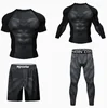 Ensembles de survêtement d'entraînement Rashguard pour enfants, combinaison de sport pour figurines, uniforme de grappin 2