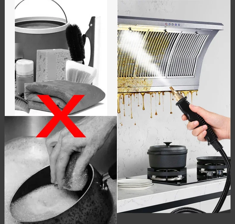 Description Picture 5 of item110V/220V Simida Steam Cleaner High Pressure High Temperature for Kitchen Home Appliances Air Conditioner Cleaning AP