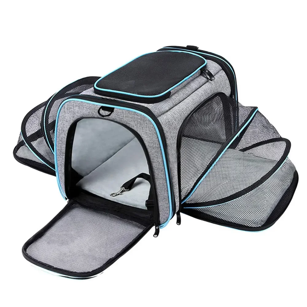 

Zippers Safety Carrier Outgoing Dog Bag Pets Foldable Carriers Breathable Cats Bags Handbag Cat Outdoor Pet Portable Travel