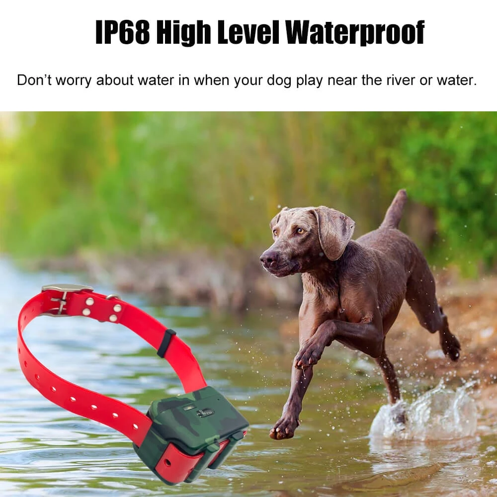 4000 Mah Gps Tracker For Hunting Dog RemoteTraining Sound&Electric shock Real Time Tracking Voice Monitor Free Web App Pet Loca smart tracker