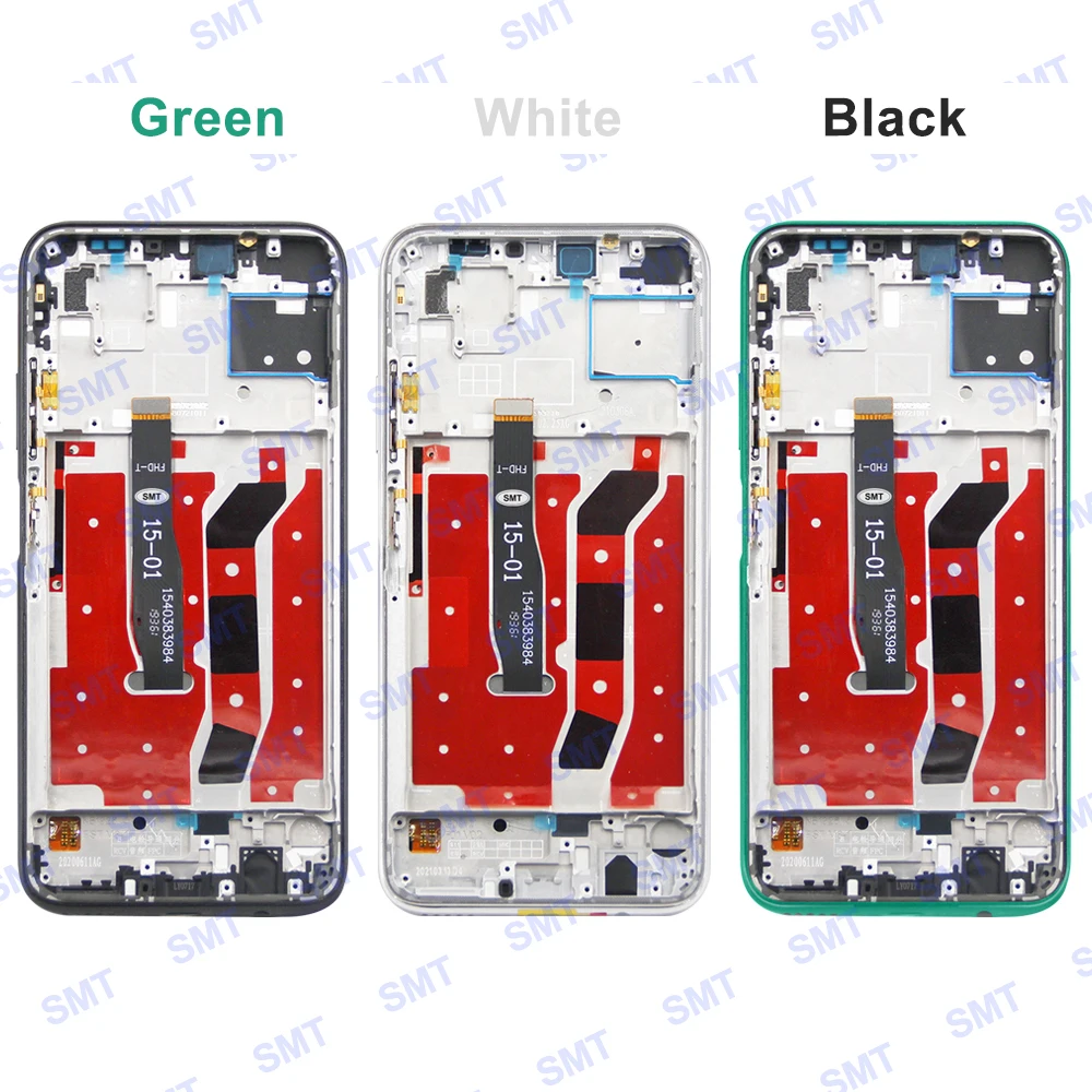 Super AMOLED Display For Huawei P40 Lite LCD Touch Screen Digitizer Assembly With Frame Display Replacement For Nova 6 SE LCD